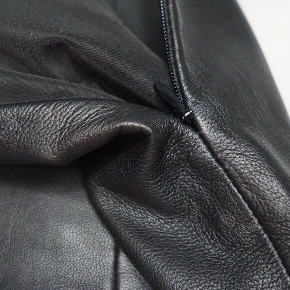 Reformation Veda Margie Leather Mini Skirt - Size 2 - Picture 8 of 14